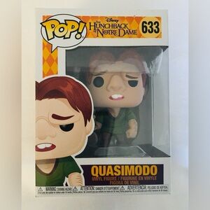 Funko Quasimodo Pop Figure with Green and Brown